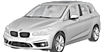 BMW F45 U1650 Fault Code